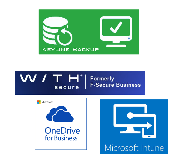 KeyOne Backup, With secure, OneDrive, Microsoft Intune